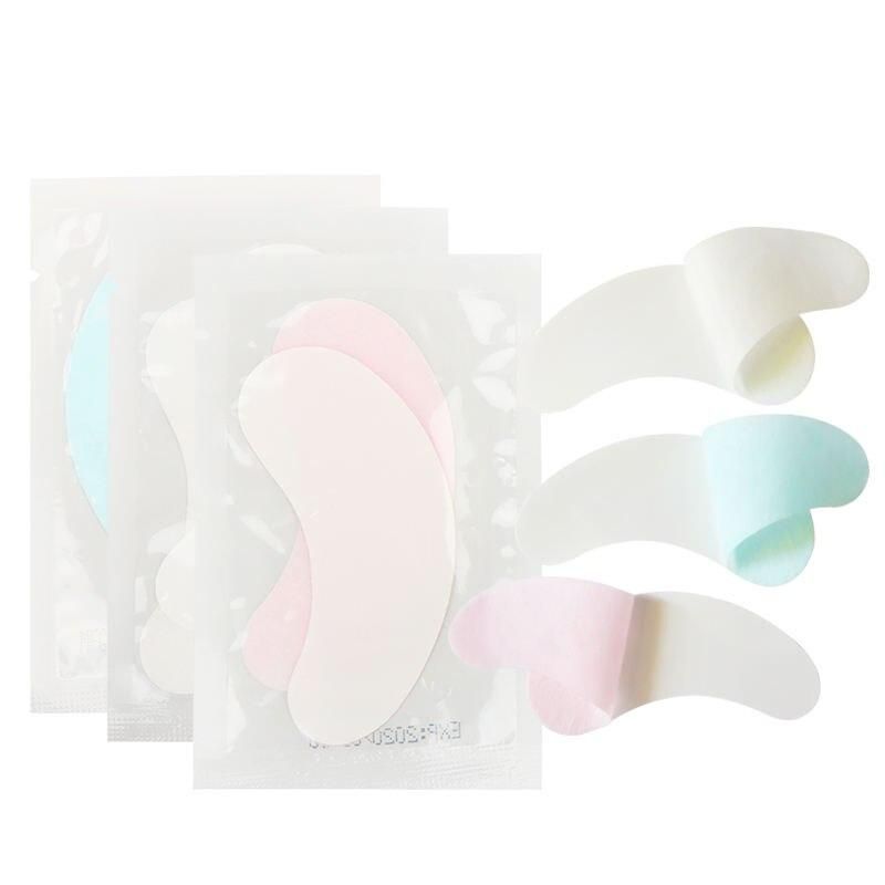 50pairs luxe hydrogel eye pads for eyelash extension – lint free, anti wrinkle gel patches