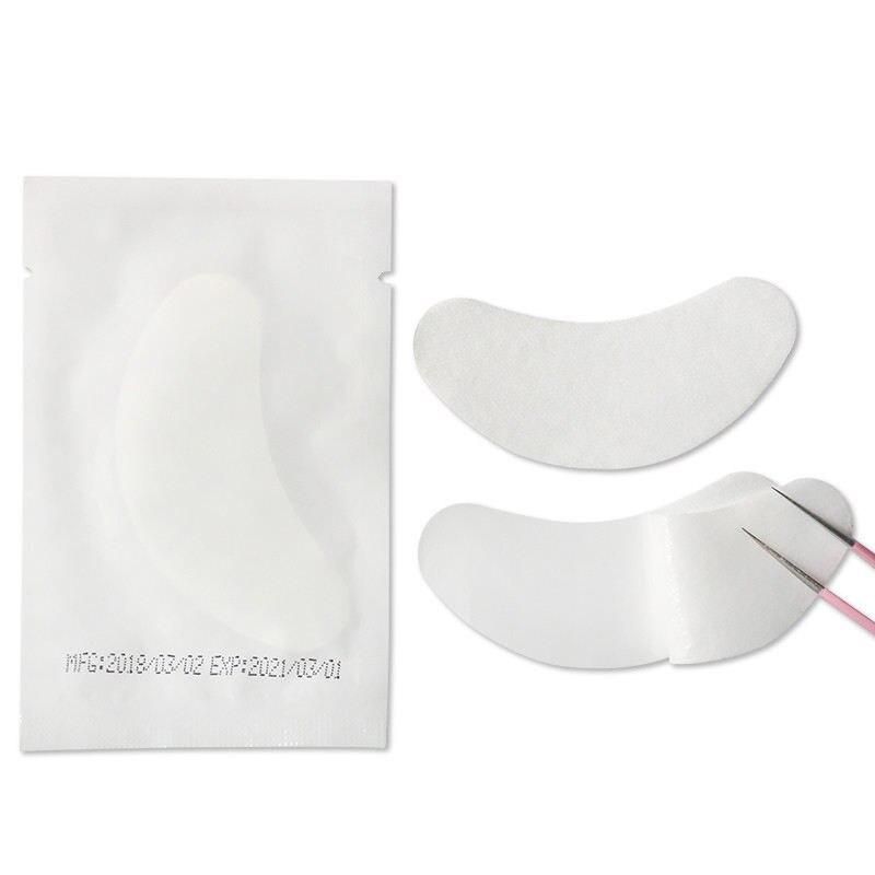 50pairs luxe hydrogel eye pads for eyelash extension – lint free, anti wrinkle gel patches