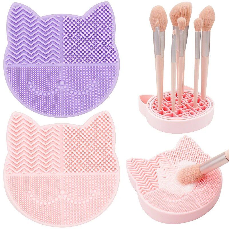 silicone makeup brush cleaner and storage box: efficient and easy brush care