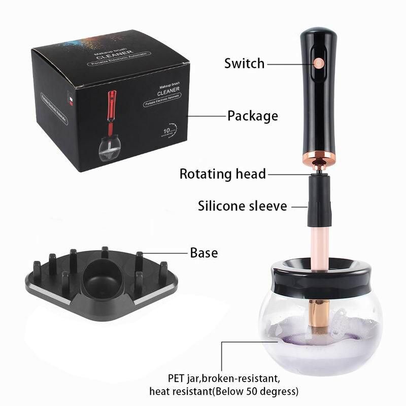 electric makeup brush cleaner and dryer quick, easy, and efficient brush care