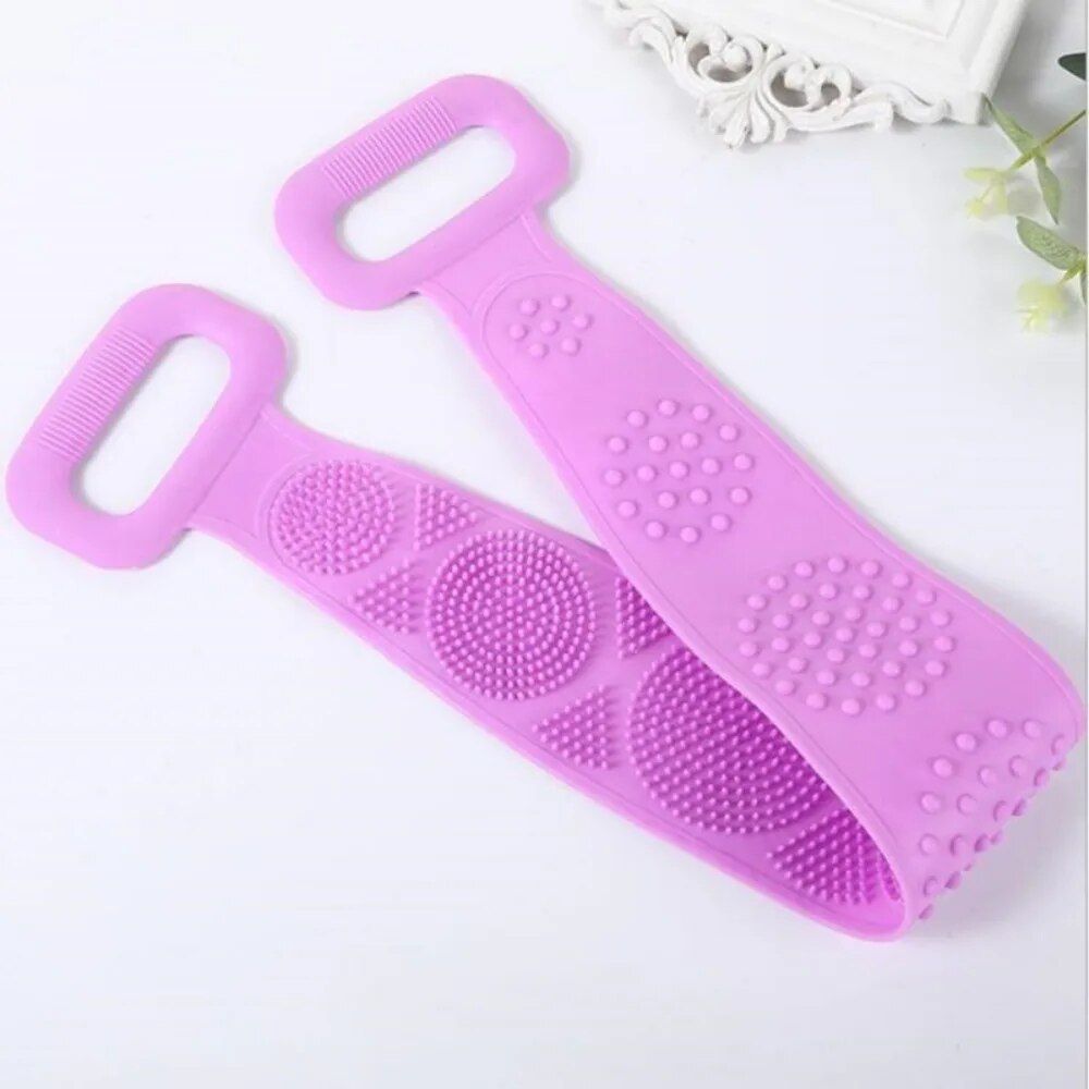 luxurious silicone back scrubber and body exfoliator