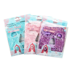 multi purpose gel face mask for hot and cold therapy relief, relaxation, and skin care