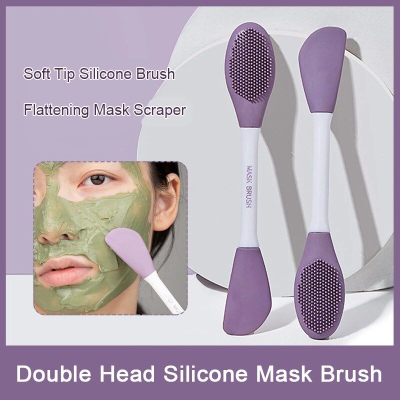 soft silicone gel face mask brush skin care & beauty makeup tool