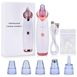 electric facial vacuum blackhead & acne remover with deep pore cleaning tools