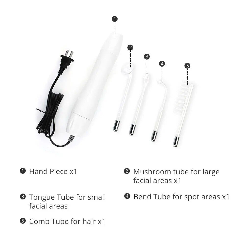 portable high frequency facial therapy wand