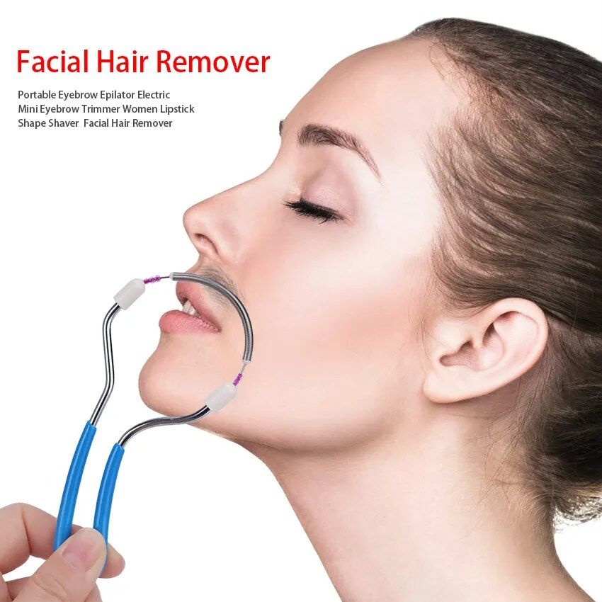 easyglide spring facial hair remover – gentle & efficient hair removal tool