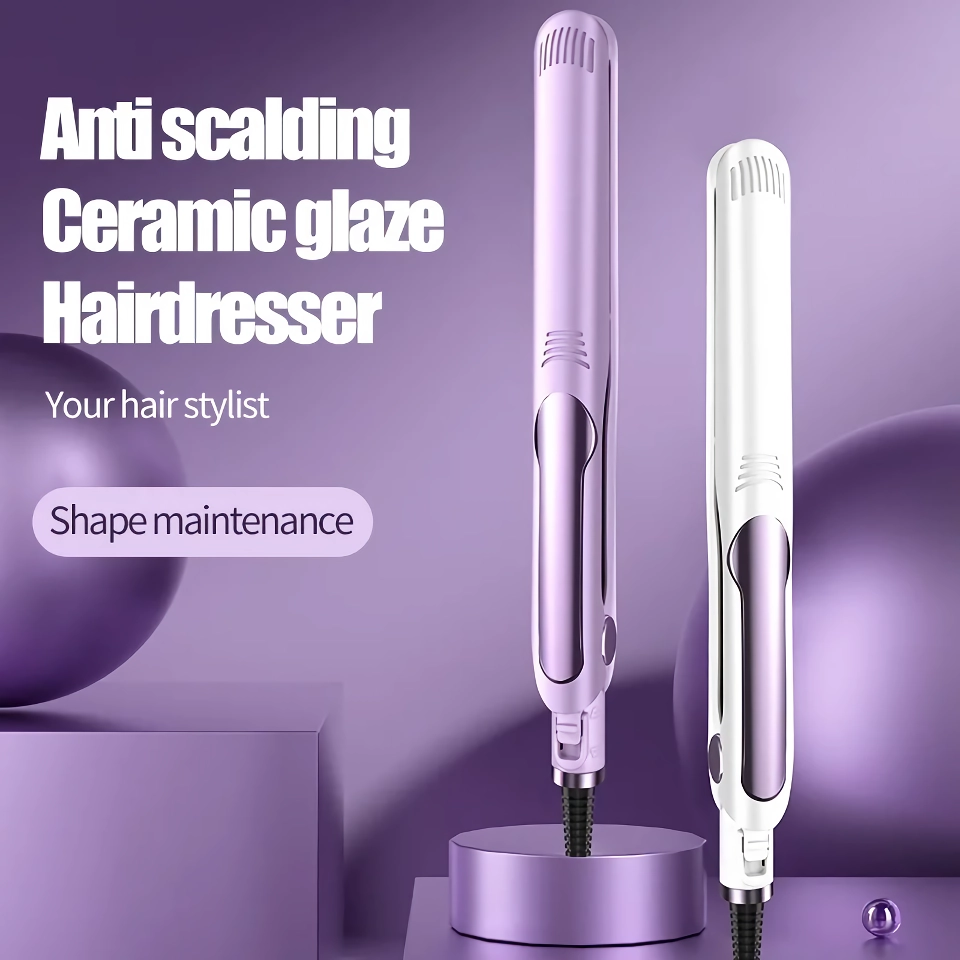 26mm ceramic glaze hair straightener and curler