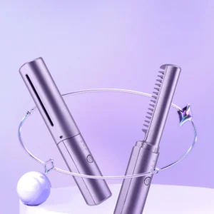 portable mini hair straightener and curler