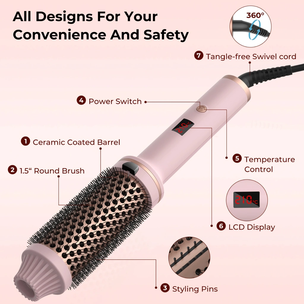 hot air brush styler & volumizer