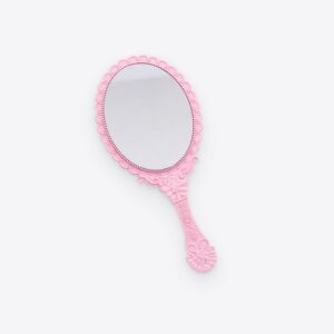 pink retro style mirror