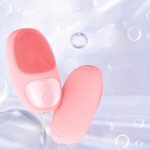 waterproof electric silicone facial cleansing brush with vibration massage