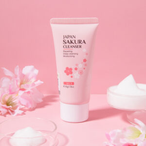 japan sakura deep cleansing moisturizing face cleanser