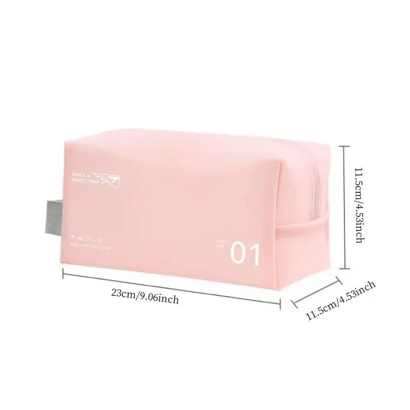 chic multifunctional waterproof cosmetic bag: beauty essentials organizer