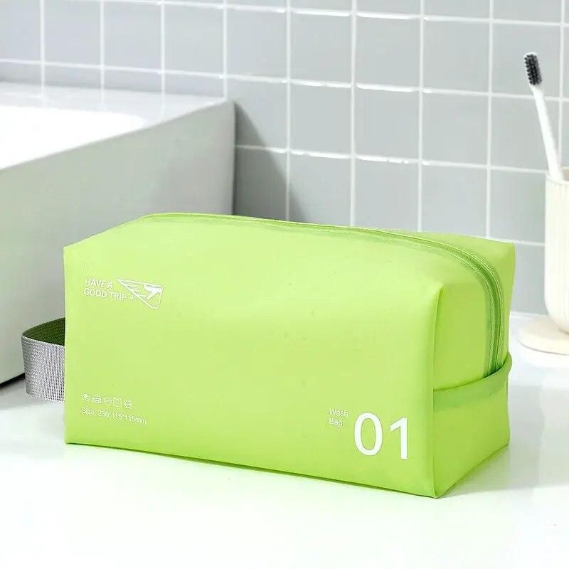 chic multifunctional waterproof cosmetic bag: beauty essentials organizer