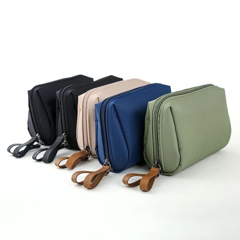 chic waterproof nylon cosmetic bag