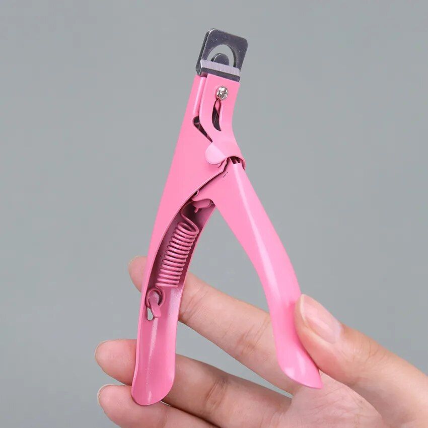 luxury stainless steel nail clipper for acrylic & gel nails precision trimming manicure tool
