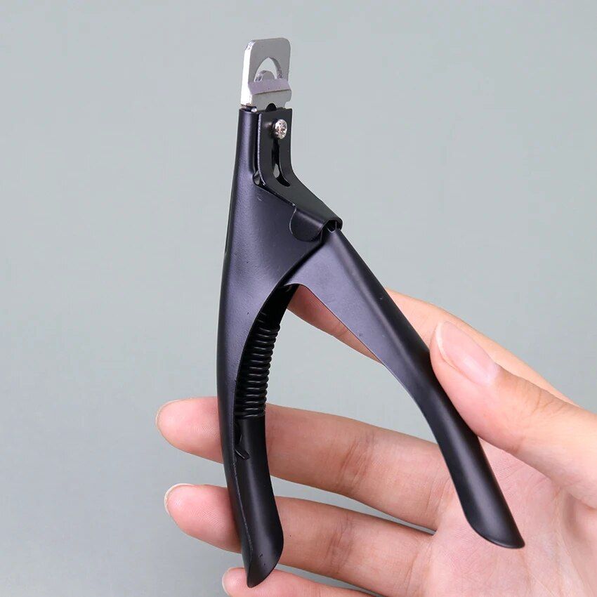 luxury stainless steel nail clipper for acrylic & gel nails precision trimming manicure tool