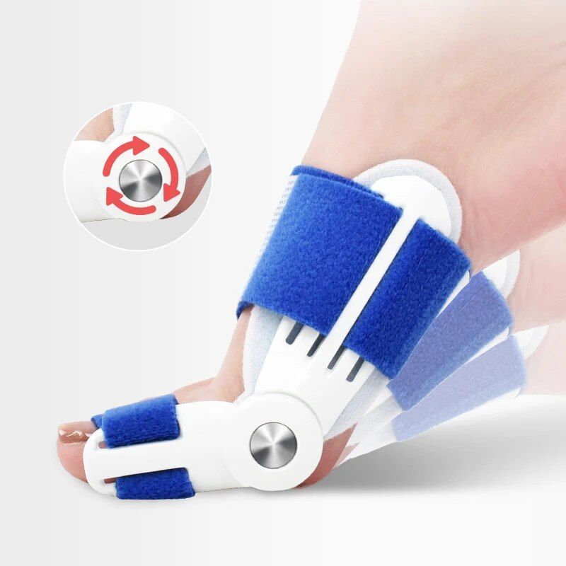flexifit bunion splint big toe straightener & pain relief, hallux valgus orthopedic corrector