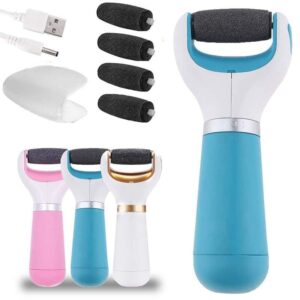 usb rechargeable electric foot file with vacuum: the ultimate callus remover & pedicure tool