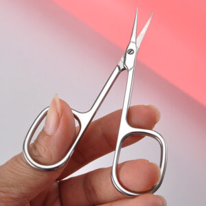 professional stainless steel curved tip cuticle scissors
