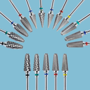 professional tungsten carbide nail drill bit for electric manicure and pedicure