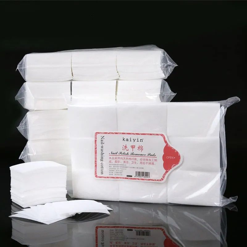 400pcs premium lint free nail polish remover pads