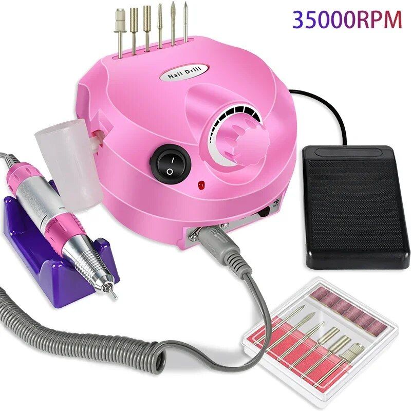 35000rpm electric nail drill professional manicure machine