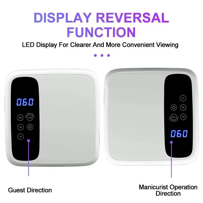 72w professional uv led nail lamp dryer