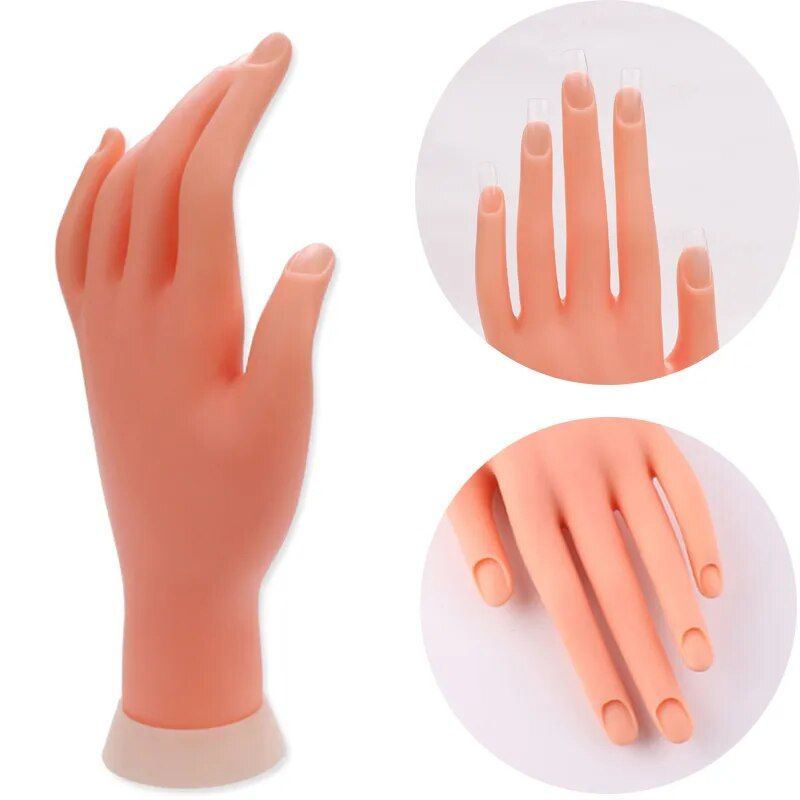 flexible positioning silicone left hand