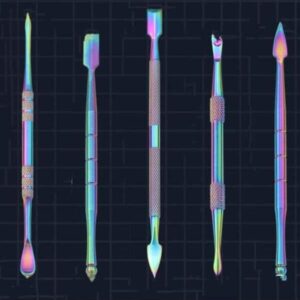 5 pcs stainless steel double head