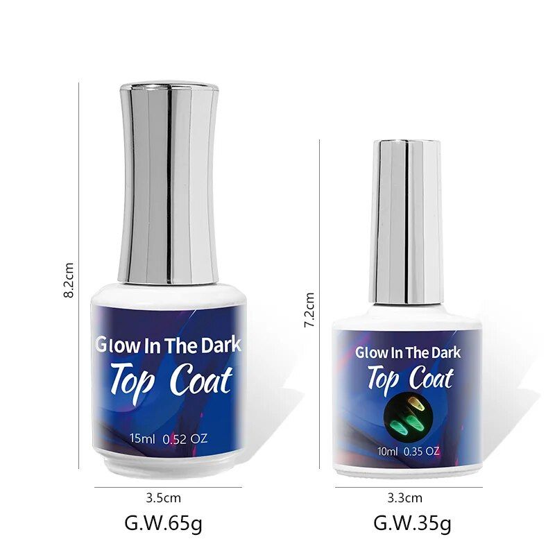 luminous uv gel nail polish top coat