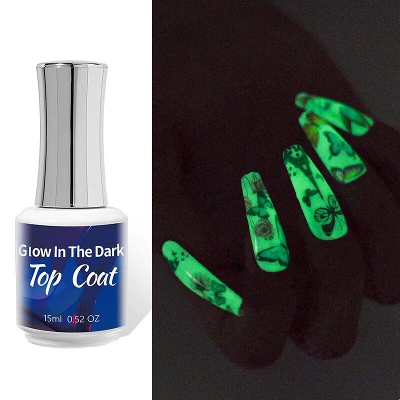 luminous uv gel nail polish top coat