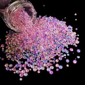 luxurious glass crystal caviar beads for exquisite nail art