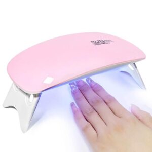 portable uv nail dryer | 6w mini led manicure lamp with usb cable