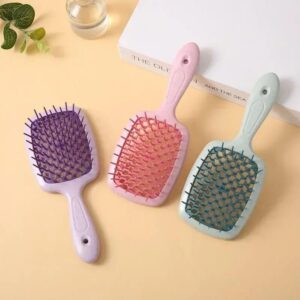 hair detangler comb: anti static, massage feature, for all hair types