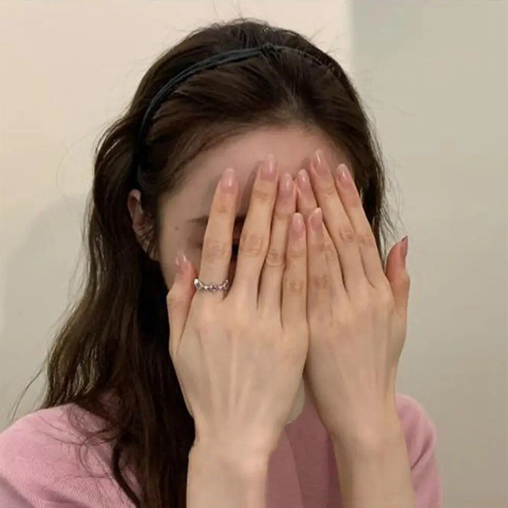 elegant korean knotted pu leather headband simple geometric thin hair hoop for women