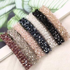 elegant crystal rhinestone hairpins fashion hair barrettes for women and girls