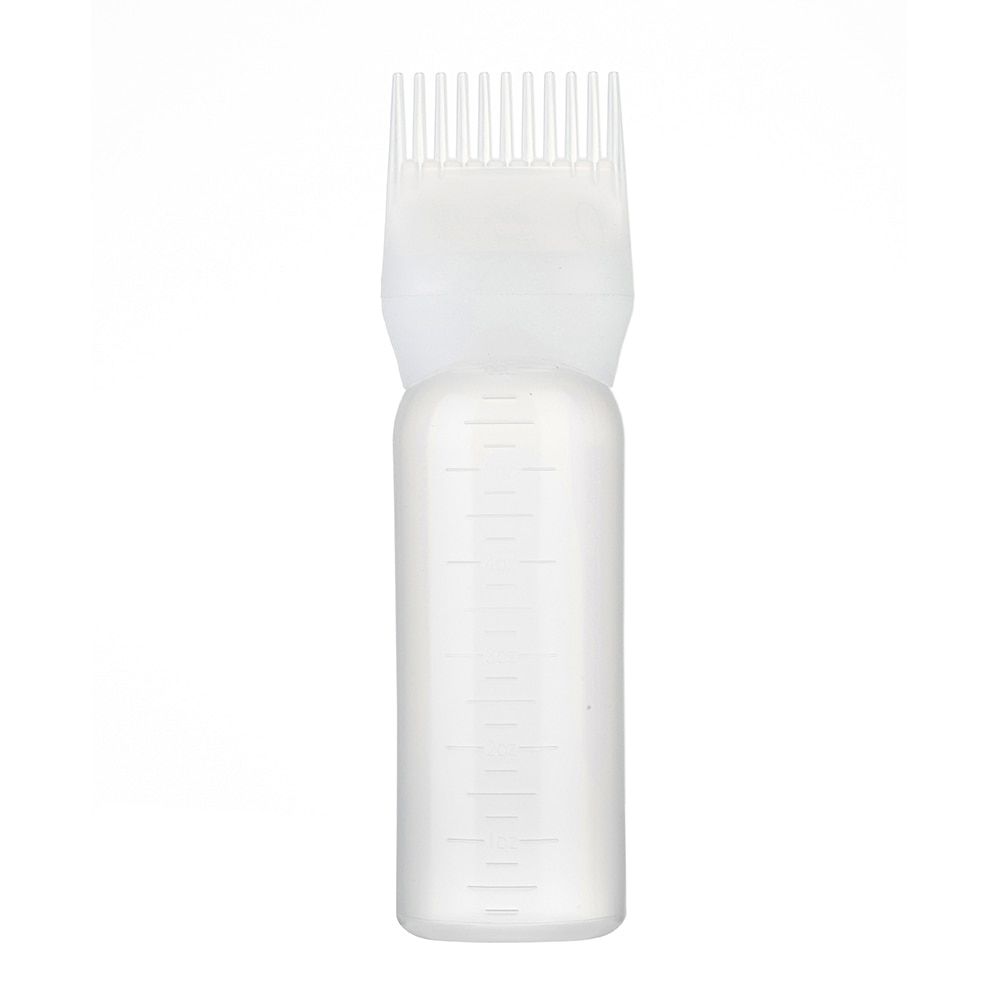 120ml versatile hair dye applicator bottle with comb dispenser salon quality, multicolor, eco friendly