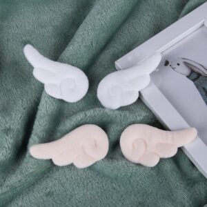 angelic sakura cosplay hairpin plush wings headdress for women