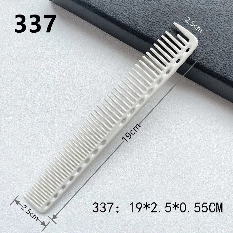professional resin hair cutting comb anti skid, heat resistant styling tool for salons