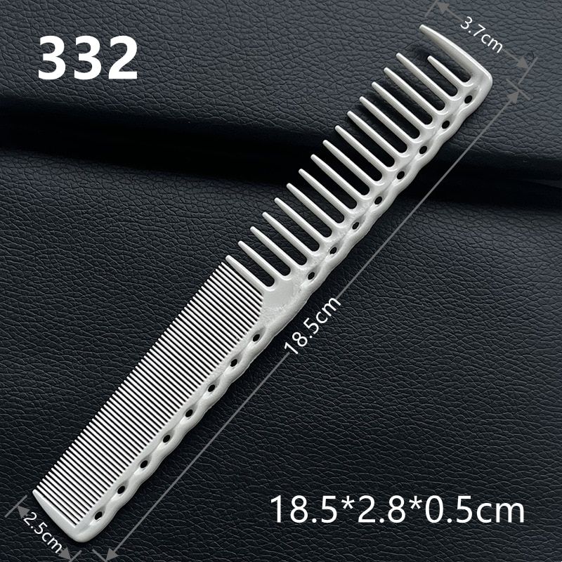 professional resin hair cutting comb anti skid, heat resistant styling tool for salons