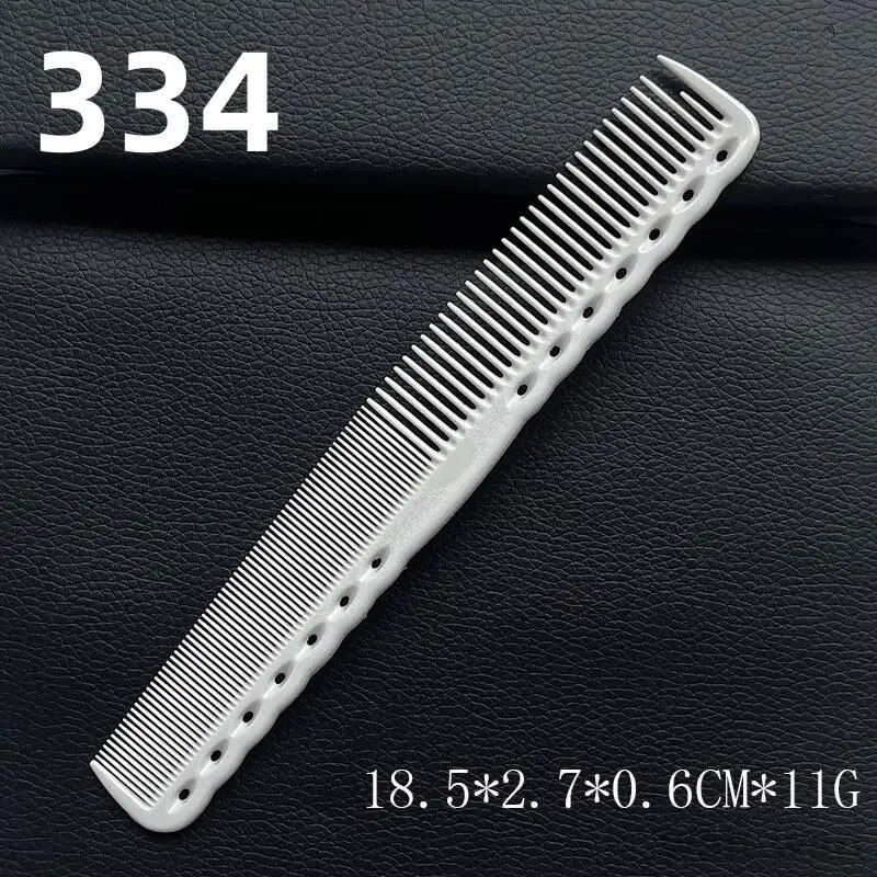 professional resin hair cutting comb anti skid, heat resistant styling tool for salons