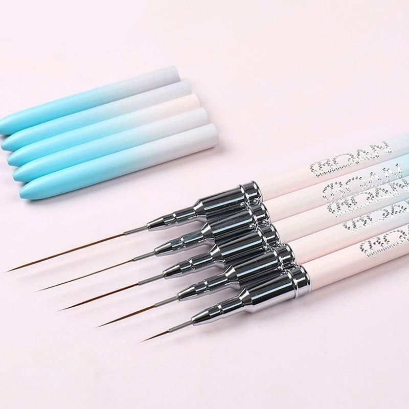 premium gel nail art liner brush set