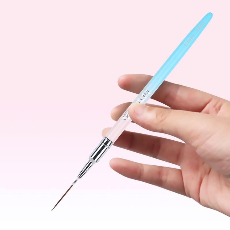 premium gel nail art liner brush set