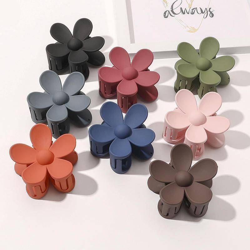 chic floral hair claw clips for women elegant spring and summer hair accessories