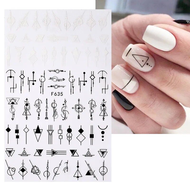 3d nail art stickers