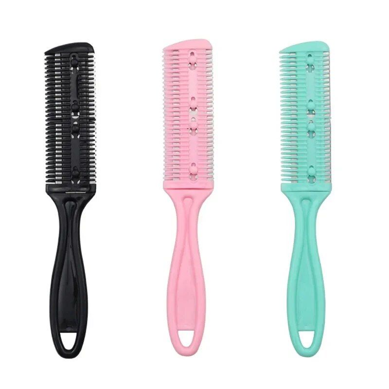 multi functional razor haircut comb portable hair styling & thinning tool