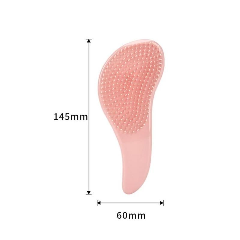 elegant marbled anti static detangling hair comb