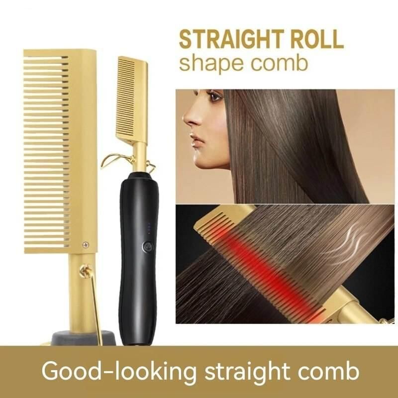 electric tourmaline ceramic curling & haircutting comb