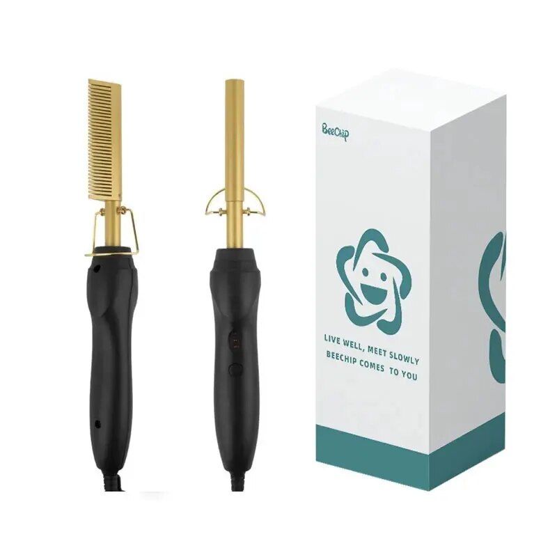 electric tourmaline ceramic curling & haircutting comb